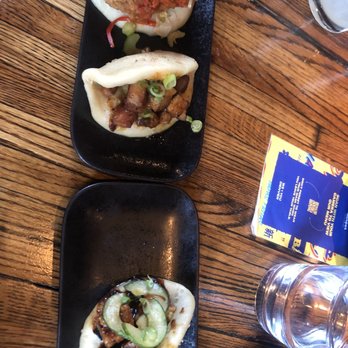 Linger - 5 Spice Pork Belly Bao Bun Lunch Korean Fried Chicken Bao Bun Lunch Tofu Bao - Asian Fusion Near Me - Denver, Colorado Linger - 5 Spice Pork Belly Bao Bun Lunch Korean Fried Chicken Bao Bun Lunch Tofu Bao - Asian Fusion Near Me - Denver, Colorado