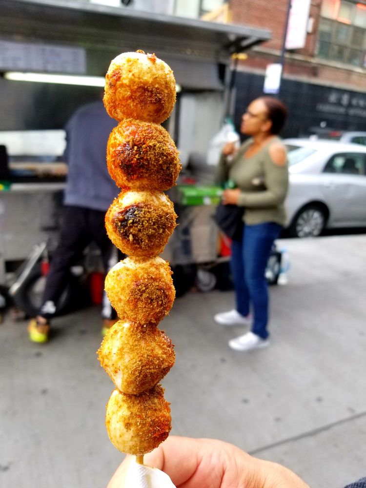 XINJIANG BBQ CART Food Stands Kissena Blvd Juniper Ave, Flushing