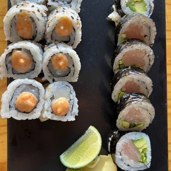Yellowtail Sushi Bar and Asian Kitchen - Spicy Scallop and Mexican Dance Maki - Sushi Bars Near Me - Chicago, Illinois Yellowtail Sushi Bar and Asian Kitchen - Spicy Scallop and Mexican Dance Maki - Sushi Bars Near Me - Chicago, Illinois