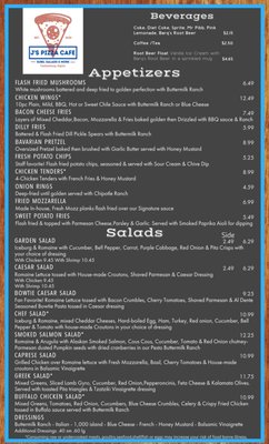 Menu photo 6 J's Pizza & Sub Cafe Fredericksburg, VA