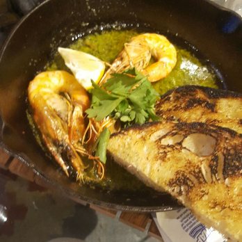 Tower 12 - My miniscule garlic shrimp. Should've been an appetizer ($16) - Bars Near Me - Hermosa Beach, California Tower 12 - My miniscule garlic shrimp. Should've been an appetizer ($16) - Bars Near Me - Hermosa Beach, California