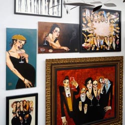 Kavanaugh Art Gallery - Several Todd White pieces in the gallery.