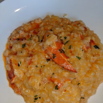 Rainbow Lodge - Lobster risotto Diablo - coworker said it was good - New American Near Me - Houston, Texas