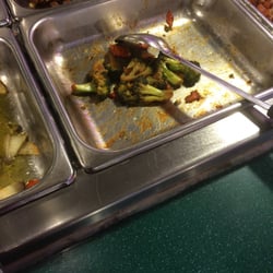 Super Buffet - They just keep scooping all the old little bit of food into the middle of the pan, horrible, old, terrible tasting, overpriced crap!