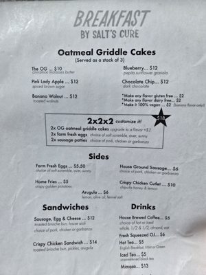 Menu photo 1 Breakfast by Salt’s Cure New York, NY