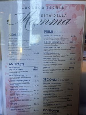 Menu photo 2 Locanda Ischia San Jose, CA Menu photo 2 Locanda Ischia San Jose, CA