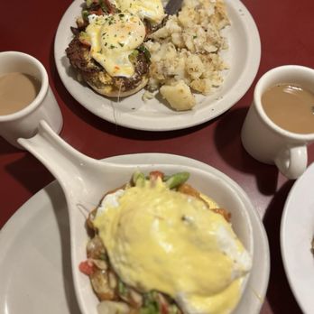 Main Street Bistro - My friend asparagus and salmon hash - Breakfast & Brunch Near Me - New Paltz, New York