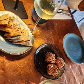 Ovelia - Fried feta with pita - Greek Near Me - Astoria, New York