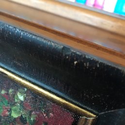 Chipped frame