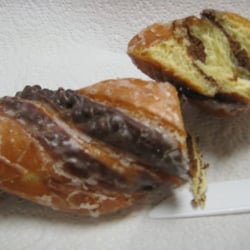 The tiger tail, with perfect chocolate marbling