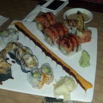 Blue Fish - B52s California roll & spider roll scrumptious!! - Japanese Near Me - Ocean City, Maryland