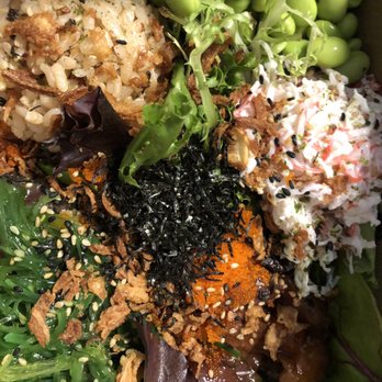 Hokee Poke - 3 protein box - Seafood Near Me - Elk Grove, California Hokee Poke - 3 protein box - Seafood Near Me - Elk Grove, California