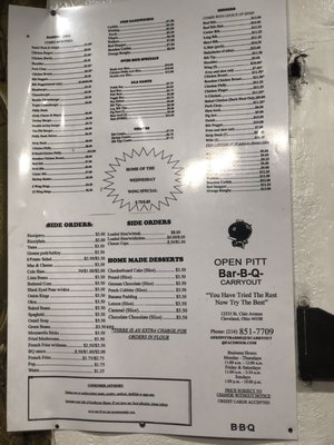 Menu photo 5 Open Pitt Barb-B-Que Cleveland, OH Menu photo 5 Open Pitt Barb-B-Que Cleveland, OH