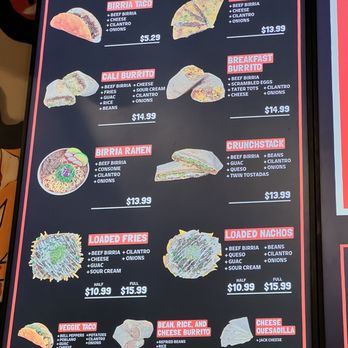 Mike's Red Tacos  - Menu - Mexican Near Me - San Diego, California
