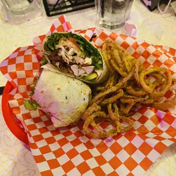 Hungry Like The Wolf - Chicken wrap - American Near Me - Houston, Texas Hungry Like The Wolf - Chicken wrap - American Near Me - Houston, Texas