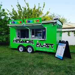 Avalanche Blast Shaved ice - Catering at getaway motor club for the Lonestar Round Up Party