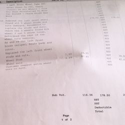 Canadian Tire - Third-party review of their work. Out of pocket money that Cnd Tire won't reimburse.