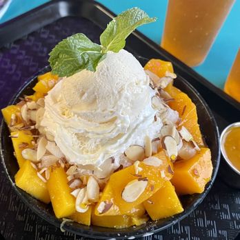 Bru Tea Cafe - Mango bingsoo - Bubble Tea Near Me - Elk Grove, California Bru Tea Cafe - Mango bingsoo - Bubble Tea Near Me - Elk Grove, California