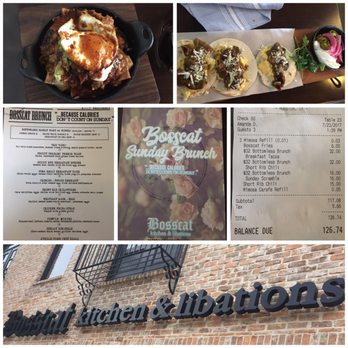 Bosscat Kitchen & Libations - Short Rib Chilaquiles and Pork Belly Breakfast Tacos - New American Near Me - Houston, Texas Bosscat Kitchen & Libations - Short Rib Chilaquiles and Pork Belly Breakfast Tacos - New American Near Me - Houston, Texas