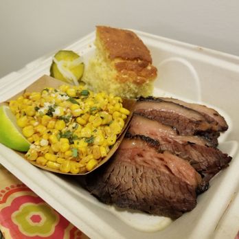 Easy ‘Que - Kalbi Brisket, Mexican corn, Cornbread, and pickles - Barbeque Near Me - Kailua, Hawaii Easy ‘Que - Kalbi Brisket, Mexican corn, Cornbread, and pickles - Barbeque Near Me - Kailua, Hawaii