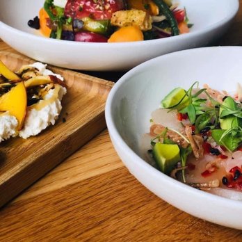 Chloe - Cobia Crudo + Roasted Kaleidoscope Carrots & Parsnips + Sheep's Milk Ricotta - New American Near Me - Washington, DC, District of Columbia Chloe - Cobia Crudo + Roasted Kaleidoscope Carrots & Parsnips + Sheep's Milk Ricotta - New American Near Me - Washington, DC, District of Columbia