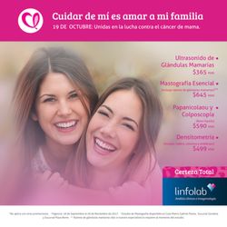 Linfolab Matriz - Linfolab Analisis Clinicos e Imagenologia  se suma a la campaña de sensibilización sobre el cáncer de mama durante el mes de octubre.