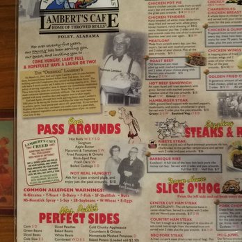 Lambert's Cafe - Menu... - Seafood Near Me - Foley, Alabama Lambert's Cafe - Menu... - Seafood Near Me - Foley, Alabama