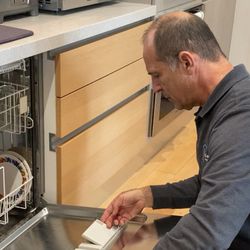 Legacy Property Inspection - Kitchen Appliances Inspection - Dishwasher is Activated and Assessed by lead home inspector Haitham.