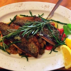 Bellheimer Braustübl - Loup de Mer auf den Schuppen gebraten