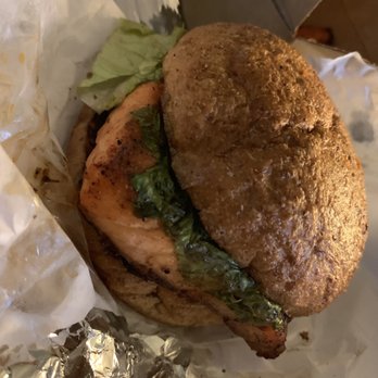 Energy Fuel Healthy Grill - Salmon burger - subpar - Juice Bars & Smoothies Near Me - Bellmore, New York Energy Fuel Healthy Grill - Salmon burger - subpar - Juice Bars & Smoothies Near Me - Bellmore, New York