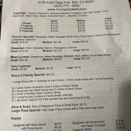 New Menu! New Menu!