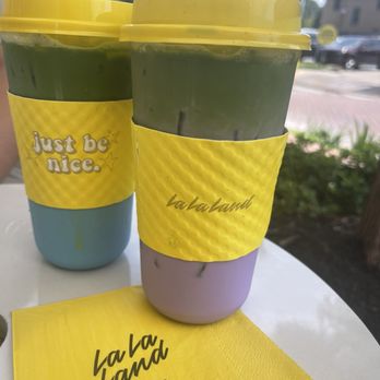 La La Land - Lavender Bloom Matcha Latte Butterfly Matcha Latte - Coffee & Tea Near Me - Houston, Texas La La Land - Lavender Bloom Matcha Latte Butterfly Matcha Latte - Coffee & Tea Near Me - Houston, Texas
