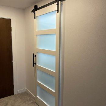 AAA Home Remodel - sliding door with frosted glass - General Contractors Near Me - Kirkland, Washington AAA Home Remodel - sliding door with frosted glass - General Contractors Near Me - Kirkland, Washington