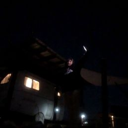 Camper at night Camper at night