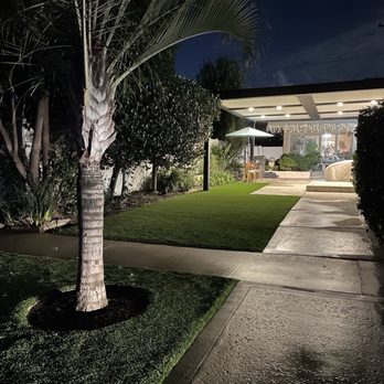 Tru Vision - This is the area, Gabriel added stones around my palm tree & a redwood border along the tree side of the yard. I was pleasantly surprised! - Masonry/Concrete Near Me Tru Vision - This is the area, Gabriel added stones around my palm tree & a redwood border along the tree side of the yard. I was pleasantly surprised! - Masonry/Concrete Near Me