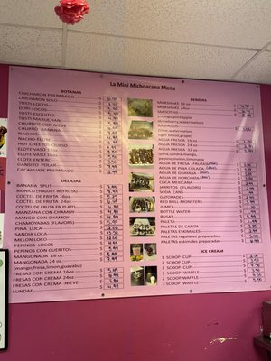 La Mini Michoacana Paleteria & Fruteria