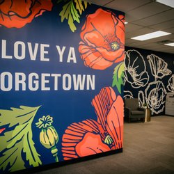 Gus's Drug - Snap a photo with our new INDOOR mural that says "Love Ya Georgetown". While you're at it, shop our retail section for unique finds!