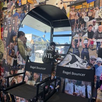 PopUp Bagels - Love the decorations and the photo walls - Bagels Near Me - La Jolla, California