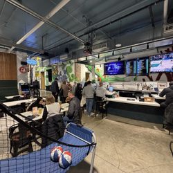 Flock - Beer tap area.