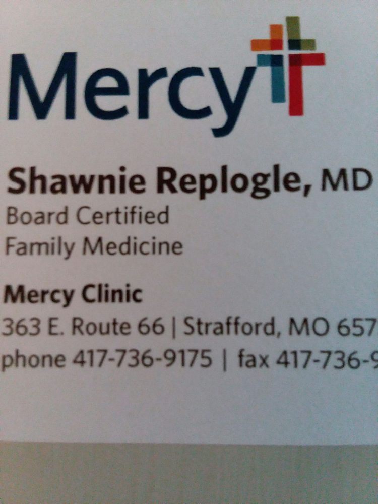 MERCY CLINIC Updated August 2024 363 E Rte 66, Strafford, Missouri