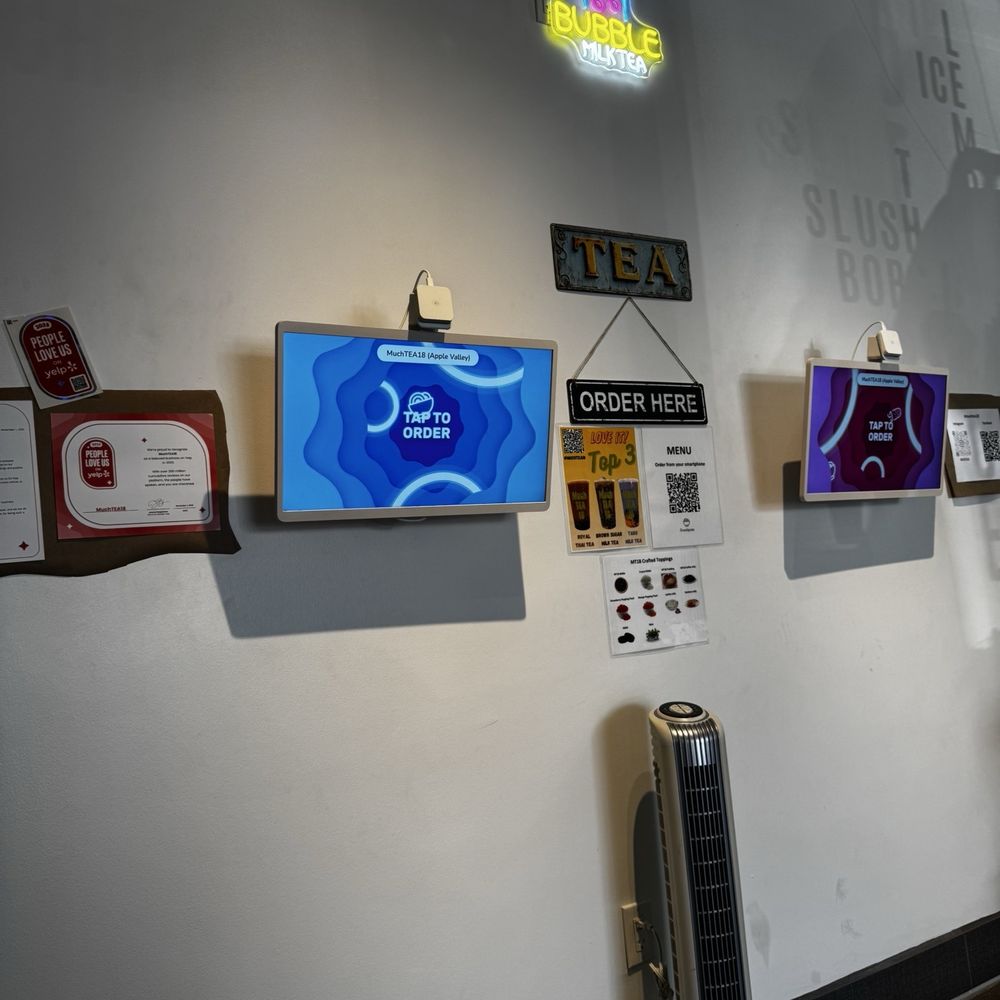 MuchTEA18 - Self Service area - Bubble Tea Near Me - Apple Valley, California
