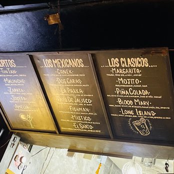El Itacate - Drink menu - Tacos Near Me - Sayulita, NAY