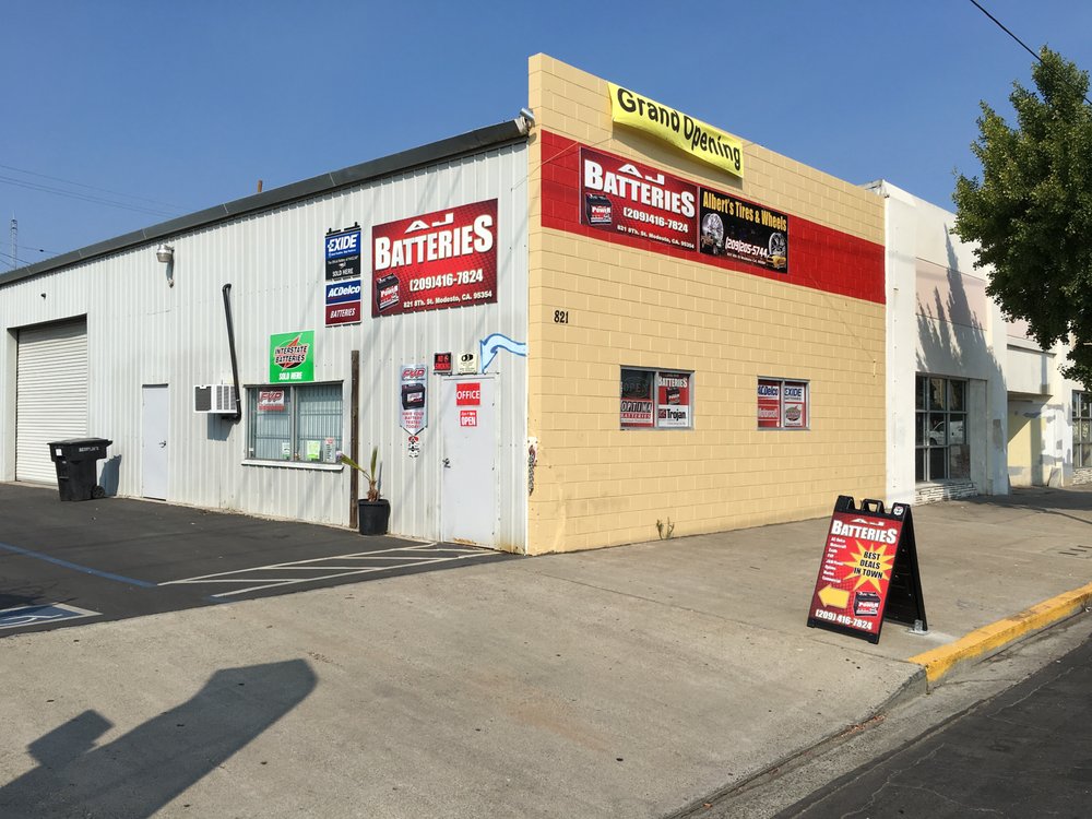 AJ BATTERIES Updated September 2024 12 Photos 821 8th St, Modesto