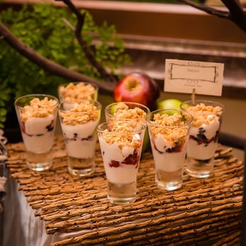 The Painted Table - Brunch wedding reception - yogurt parfaits - Caterers Near Me - Fresno, California The Painted Table - Brunch wedding reception - yogurt parfaits - Caterers Near Me - Fresno, California