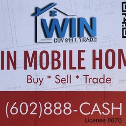 Win Mobile Homes - Company Sign