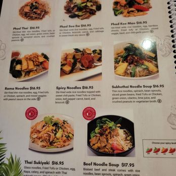 Sukho Thai - Menu - Thai Near Me - Bellevue, Washington