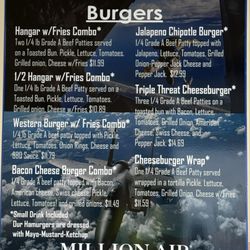 Jet-A-Way Cafe - Menu
