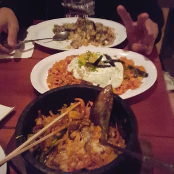 Dan Sung Sa - Seafood bimbimpap, kimchi & spam fried rice, beef fried rice - Korean Near Me - Oakland, California Dan Sung Sa - Seafood bimbimpap, kimchi & spam fried rice, beef fried rice - Korean Near Me - Oakland, California