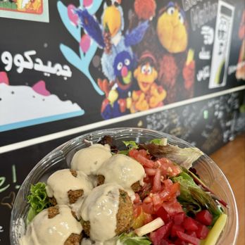 Yalla Pita - Falafel salad - Mediterranean Near Me - Oakton, Virginia Yalla Pita - Falafel salad - Mediterranean Near Me - Oakton, Virginia