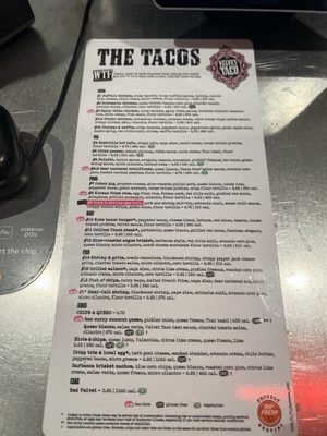 Menu photo 3 Velvet Taco San Antonio, TX